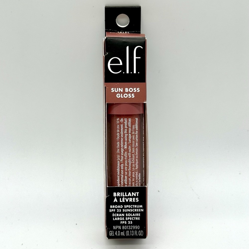 e.l.f. Sun Boss Gloss SPF 25, Pigmented Lip Pink Me Girl New In Box‎